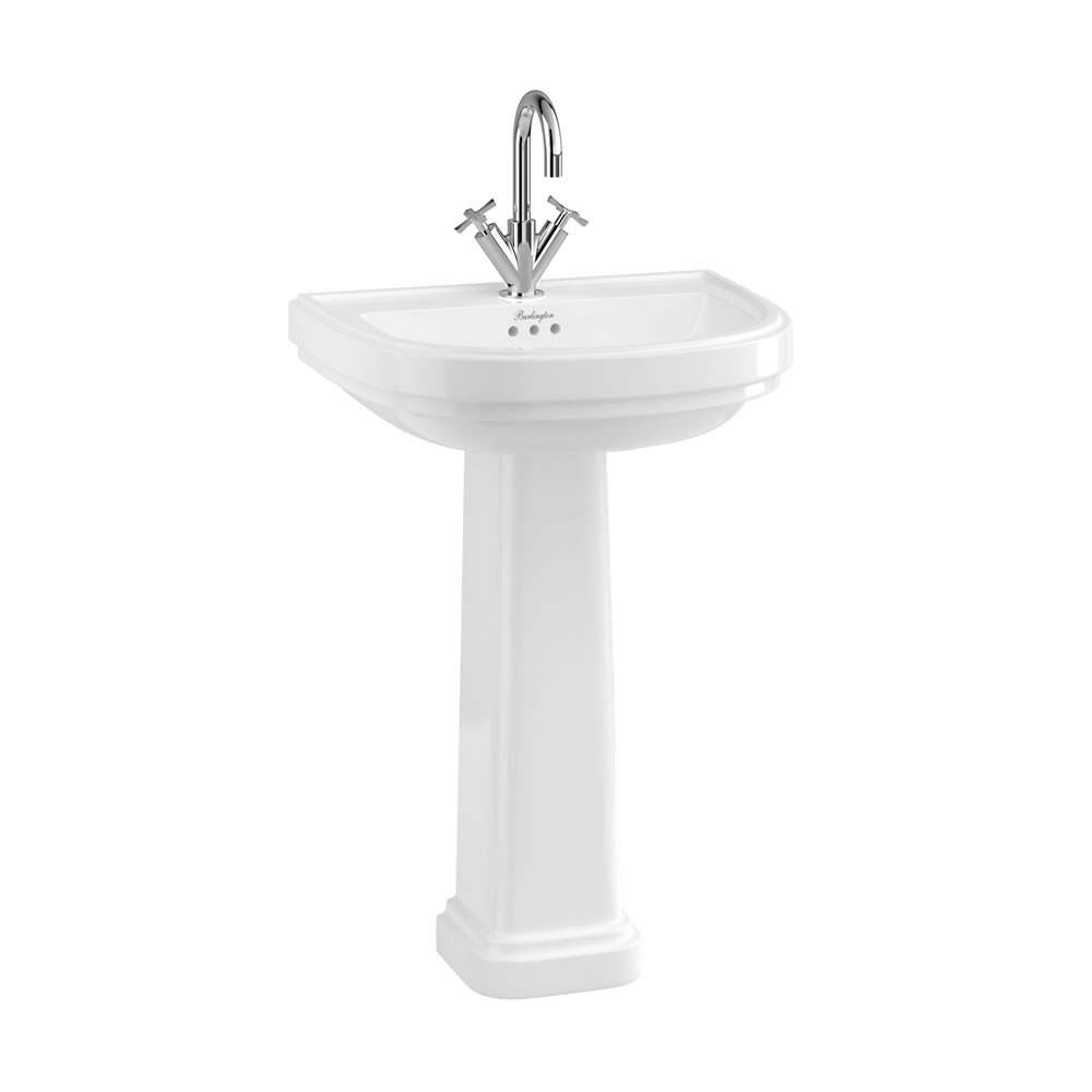 Riviera 58cm D shape Basin